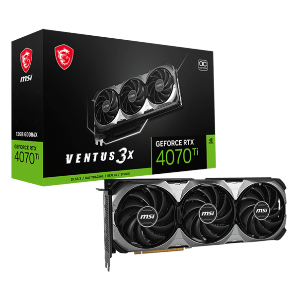 MSI Geforce RTX 4070 Ti Ventus OC 3X E1 12GB-image